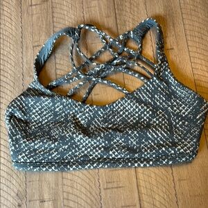 Lululemon Athletica snake print Sports Bra